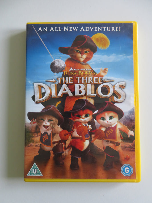 Puss in Boots: The Three Diablos (DVD) Antonio Banderas G. Marini 2012 Region 2