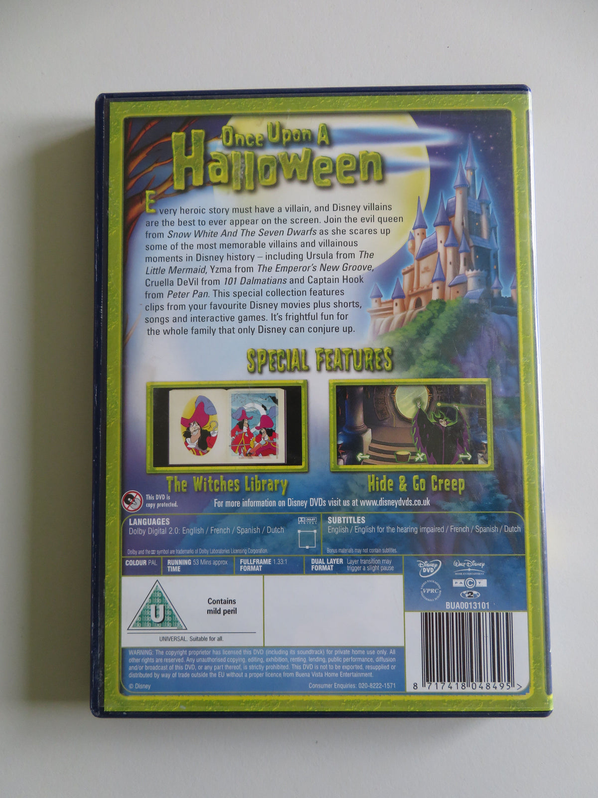 Once Upon a Halloween (DVD) Disney Susanne Blakeslee Corey Burton 2005 Region 2