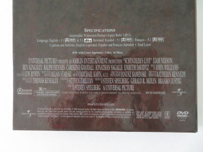 Schindler's List (DVD) Liam Neeson Ben Kingsley Ralph Fiennes 1993 Region 1