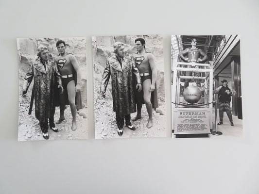 Superman IV: The Quest for Peace - B Movie Still Photo Lot Of 3 Reeve 1987