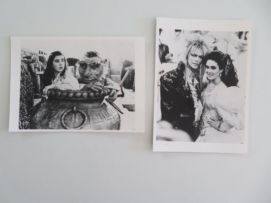 Labyrinth - B Movie Still Photo Lot Of 2 David Bowie Jennifer Connelly 1986