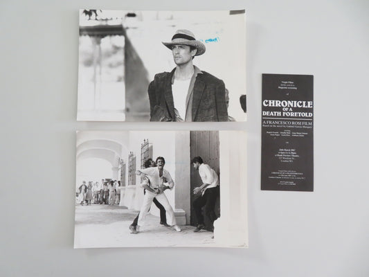 Chronicle of a Death Foretold - B Movie Still Photo Lot Of 2 Rupert Everett 1987