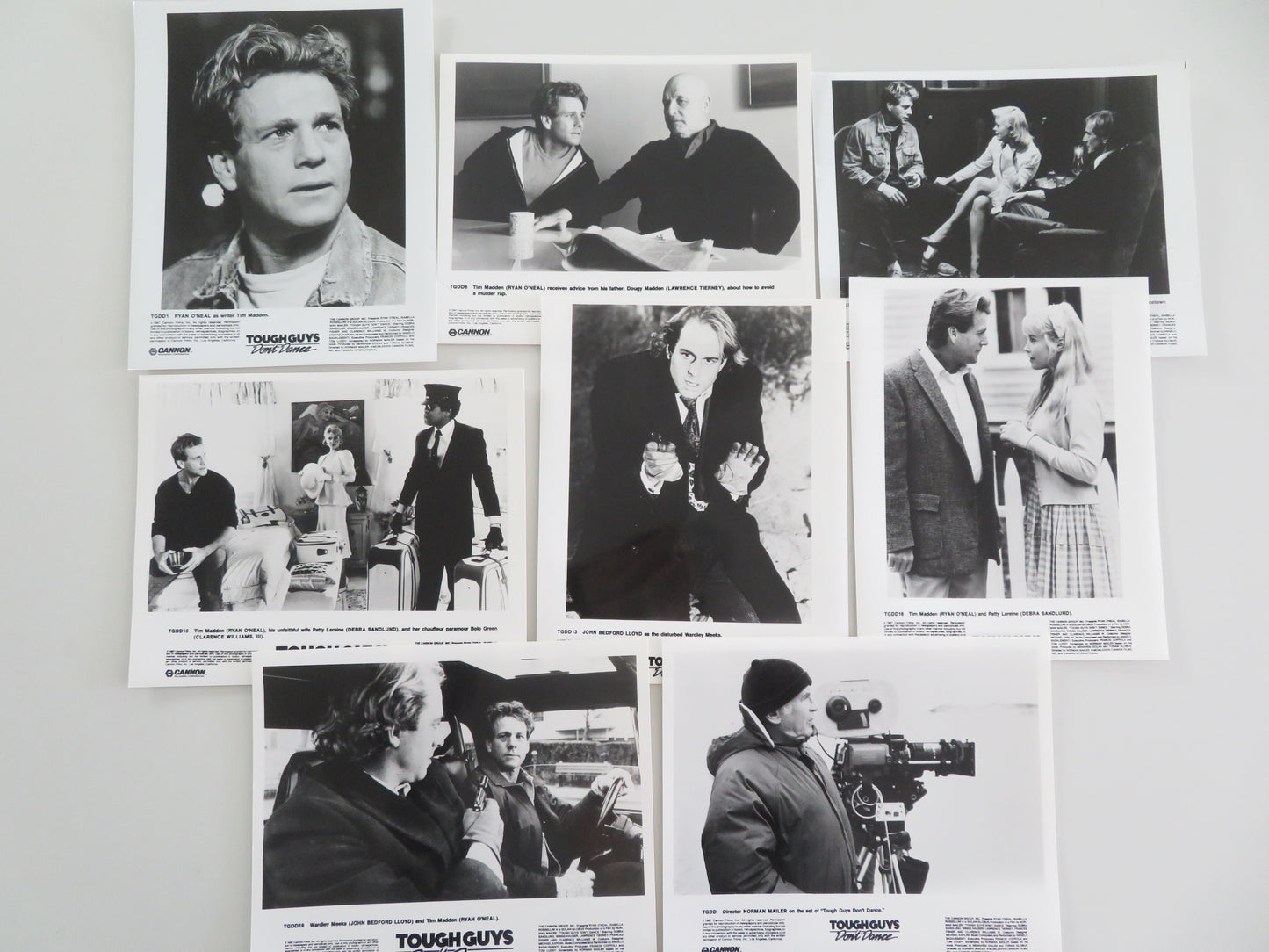 Tough Guys Don't Dance - A Movie Still Photo Lot Of 8 Cannon Ryan O'Neal 1987