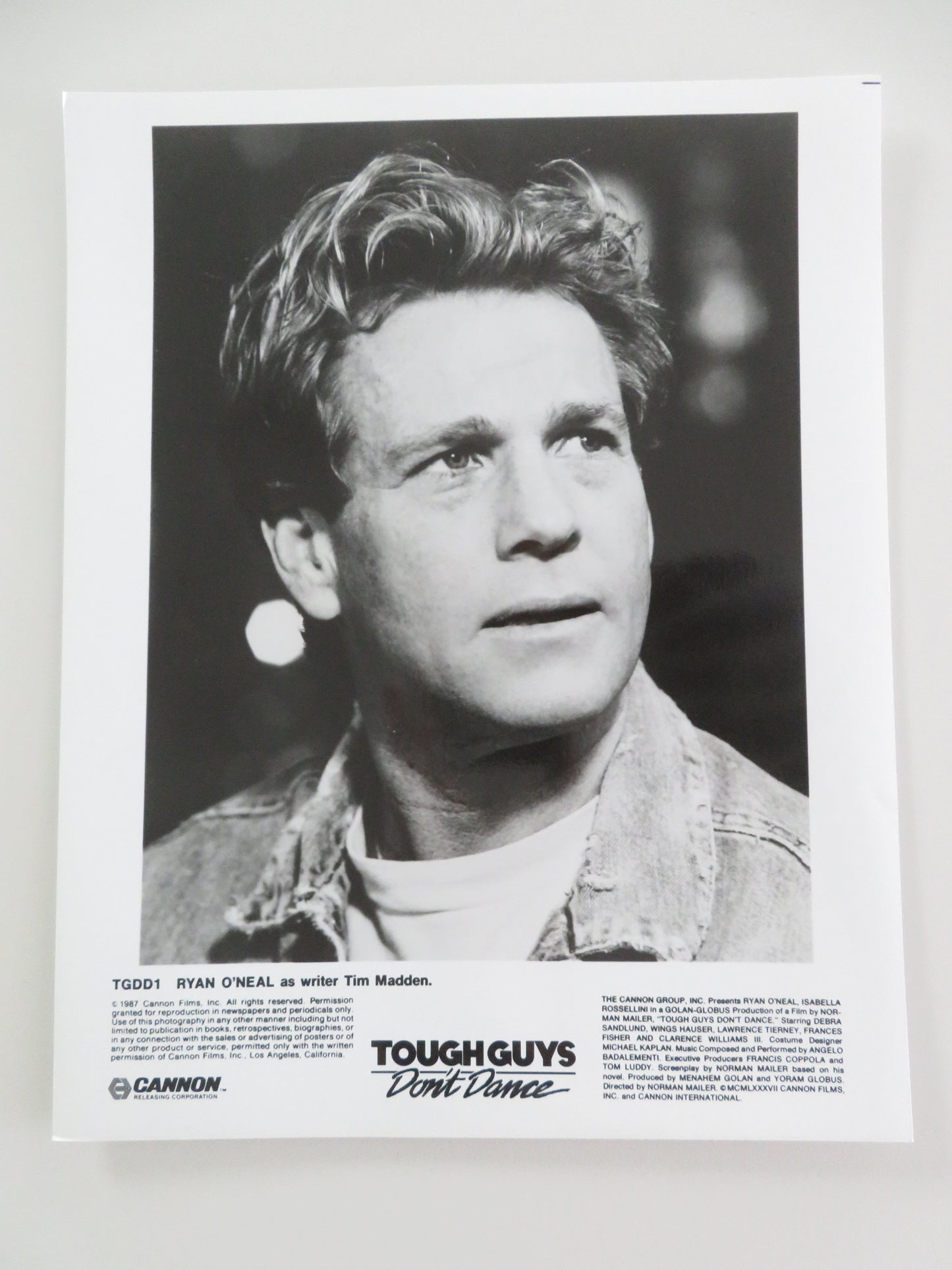 Tough Guys Don't Dance - A Movie Still Photo Lot Of 8 Cannon Ryan O'Neal 1987