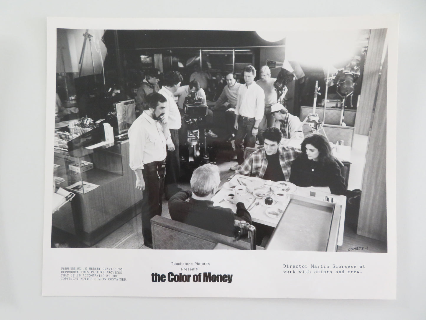 The Color of Money - A Movie Still Photo Lot Of 7 Tom Cruise Paul Newman 1986