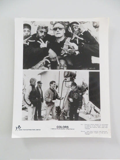 Colors - A Movie Still Photo Lot Of 7 Sean Penn, Robert Duvall 1988