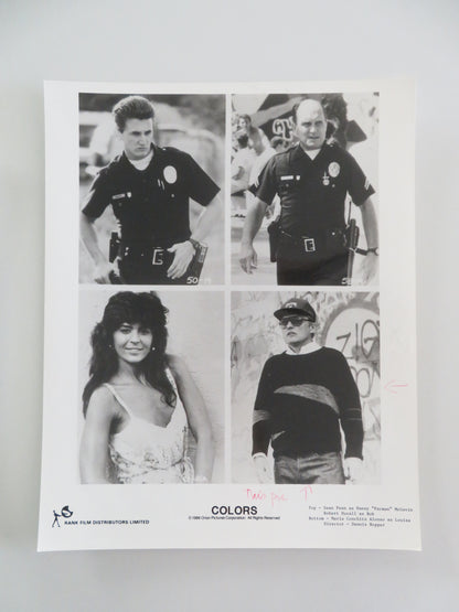 Colors - A Movie Still Photo Lot Of 7 Sean Penn, Robert Duvall 1988