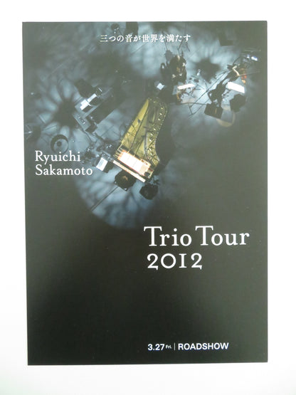 The Ryuichi Sakamoto Trio Tour 2012 Japanese Chirashi (B5) Poster 2026