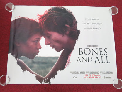 Bones and All UK Quad Rolled Poster Timothée Chalamet Taylor Russell 2022