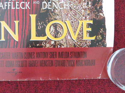 Shakespeare in Love UK Quad Rolled Poster Gwyneth Paltrow Joseph Fiennes 1998