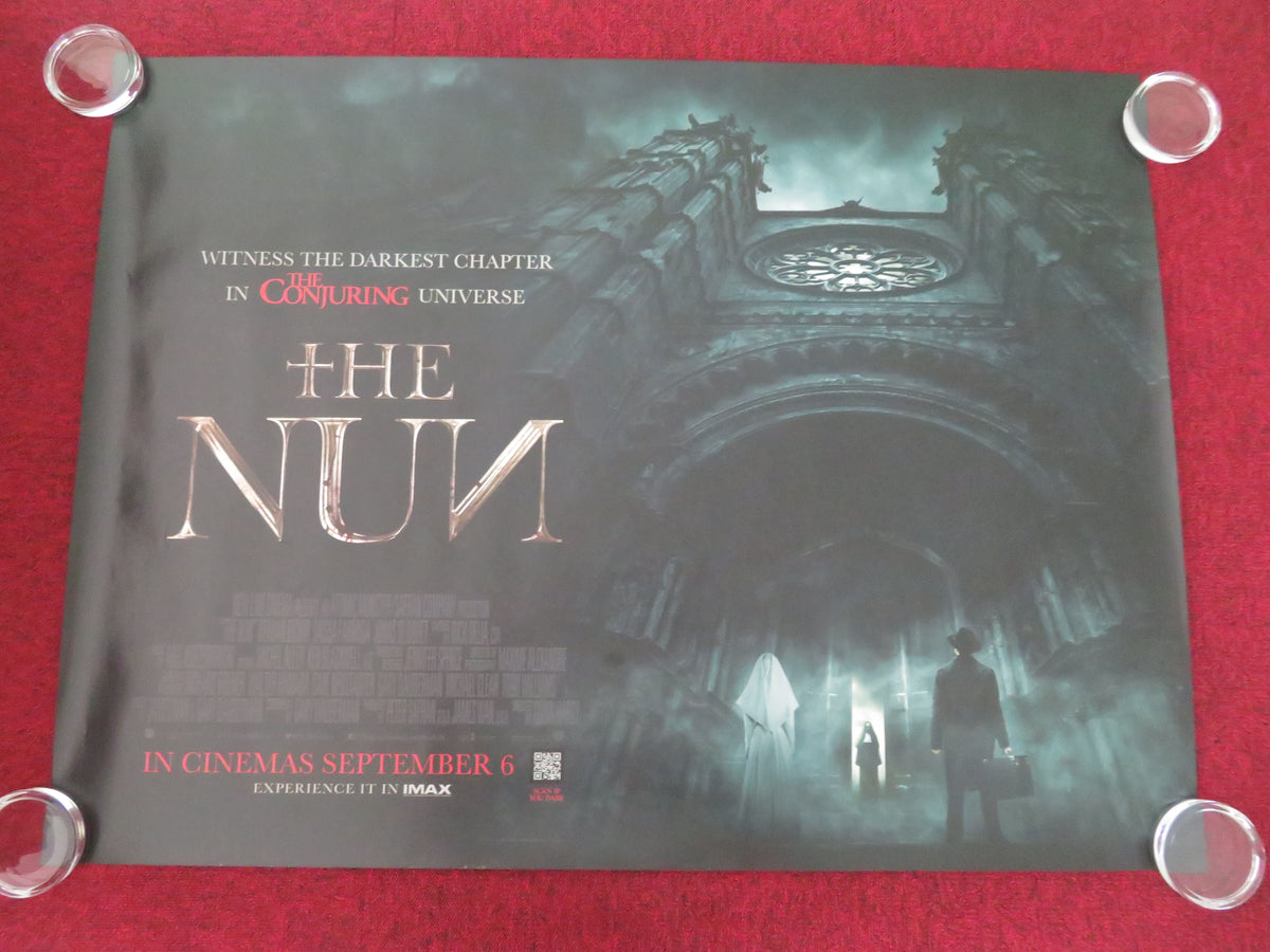 The Nun UK Quad Rolled Poster Demián Bichir Taissa Farmiga Jonas Bloquet 2018
