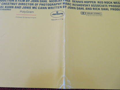 Red Rock West UK Quad Rolled Poster Nicolas Cage Dennis Hopper 1993