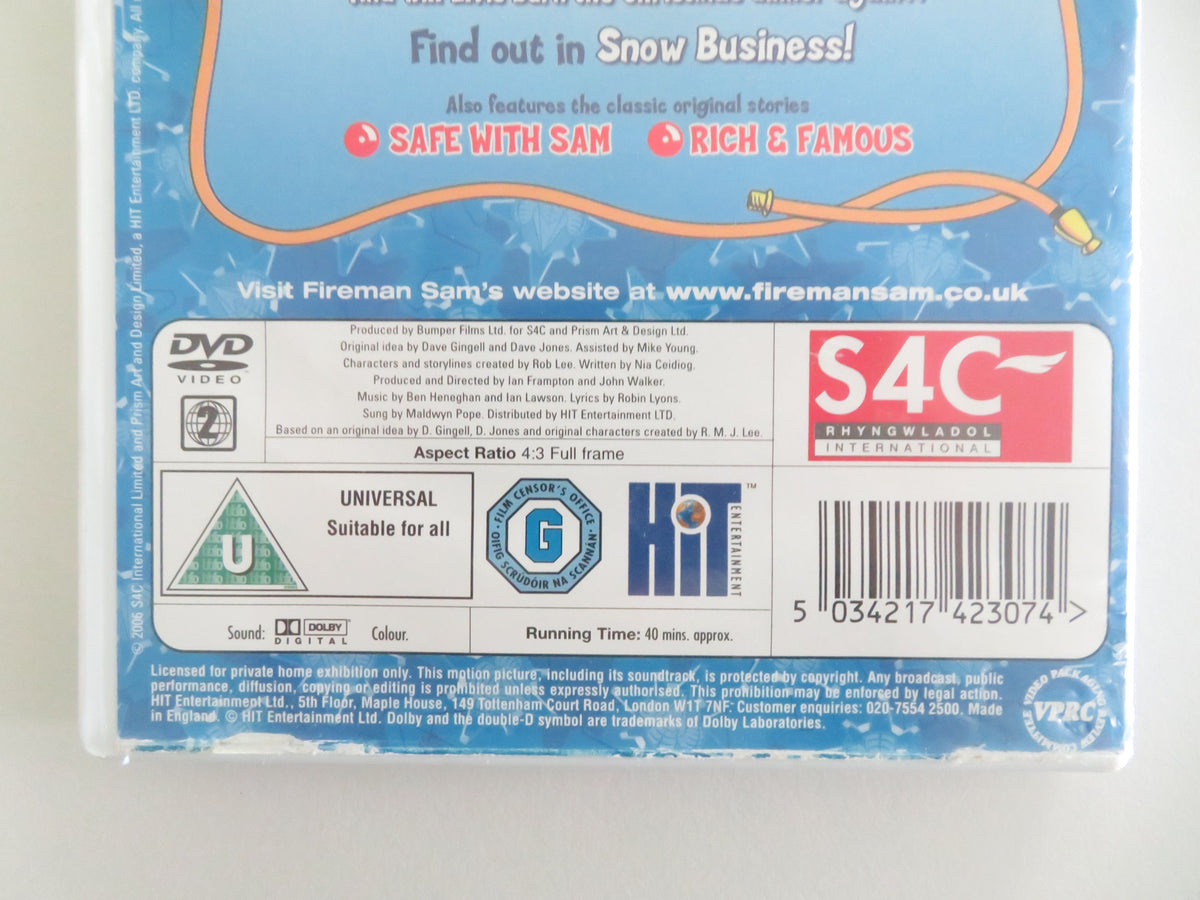 Fireman Sam - Snow Business! (DVD) Steven Kynman 2006 Region 2