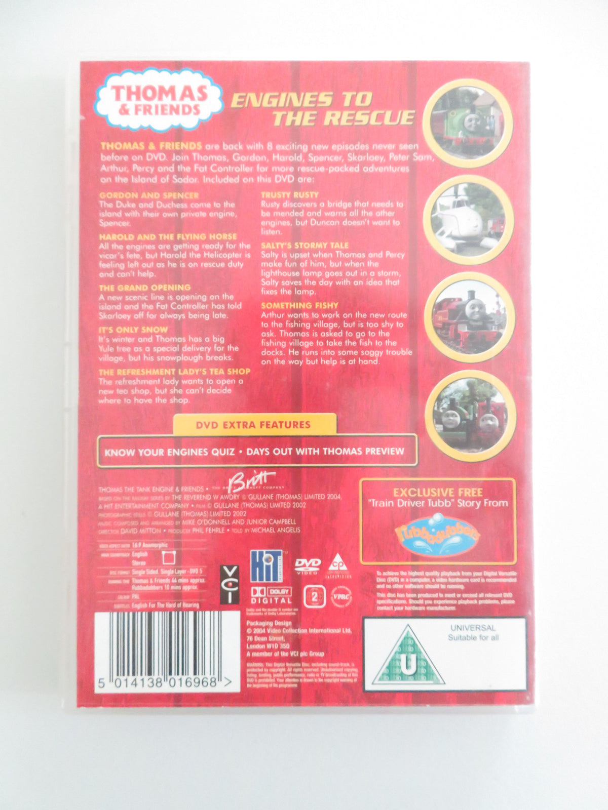 Thomas & Friends: Engines to the Rescue (DVD) Michael Angelis 2004 Region 2