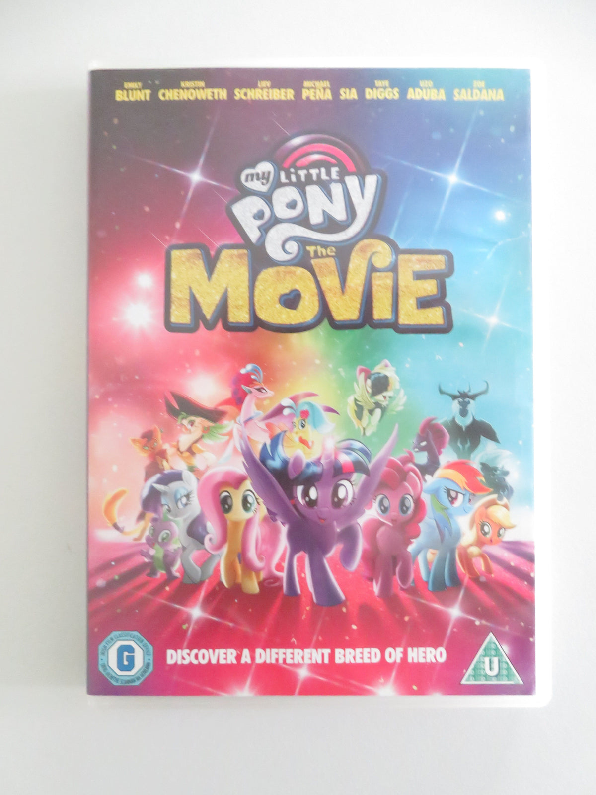 My Little Pony: The Movie (DVD) Emily Blunt Zoe Saldana 2017 Region 2