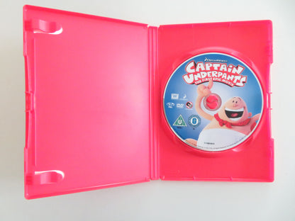 Captain Underpants: The First Epic Movie (DVD) Kevin Hart Ed Helms 2017 Region 2