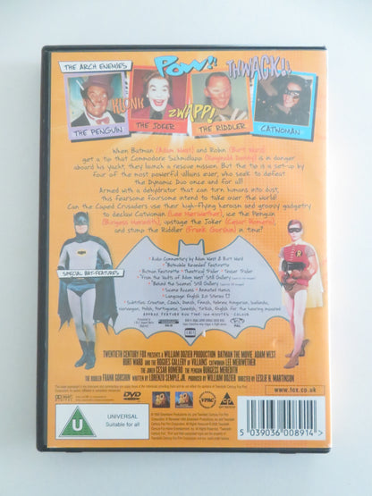 Batman: The Movie (DVD) Adam Ward Burt Ward 1966 Region 2