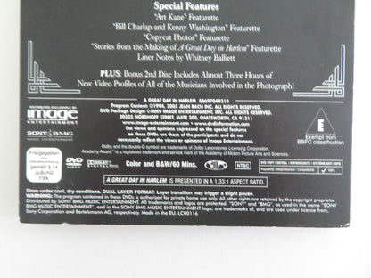 A Great Day in Harlem - Special Edition (DVD) Quincy Jones 1994 Region 0