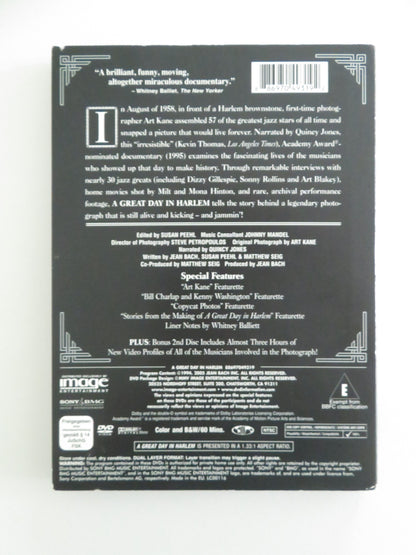 A Great Day in Harlem - Special Edition (DVD) Quincy Jones 1994 Region 0