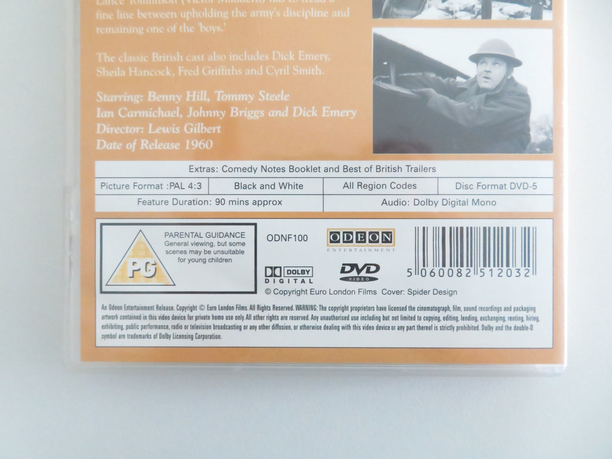 Light Up The Sky (DVD) Benny Hill Tommy Steele 1960 Region All