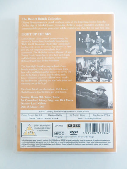 Light Up The Sky (DVD) Benny Hill Tommy Steele 1960 Region All