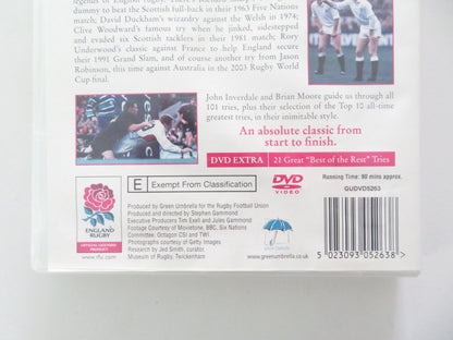 101 Great English Tries (DVD) John Iverdale Brian Moore 2004