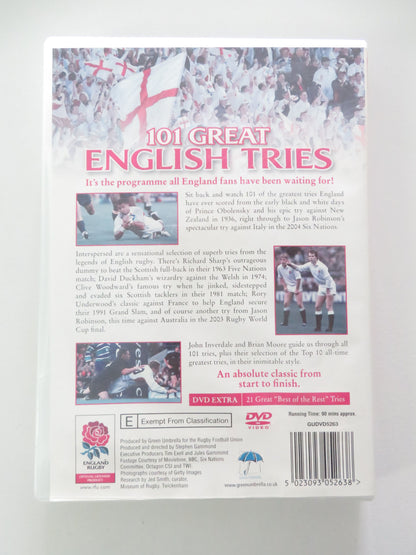 101 Great English Tries (DVD) John Iverdale Brian Moore 2004