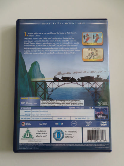 Dumbo - B (DVD) Disney Sterling Holloway Edward Brophy 1941 Region 2