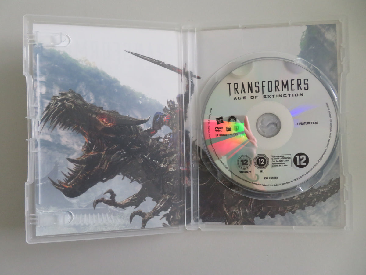 Transformers: Age of Extinction (DVD) Mark Wahlberg Stanley Tucci 2014 Region 2