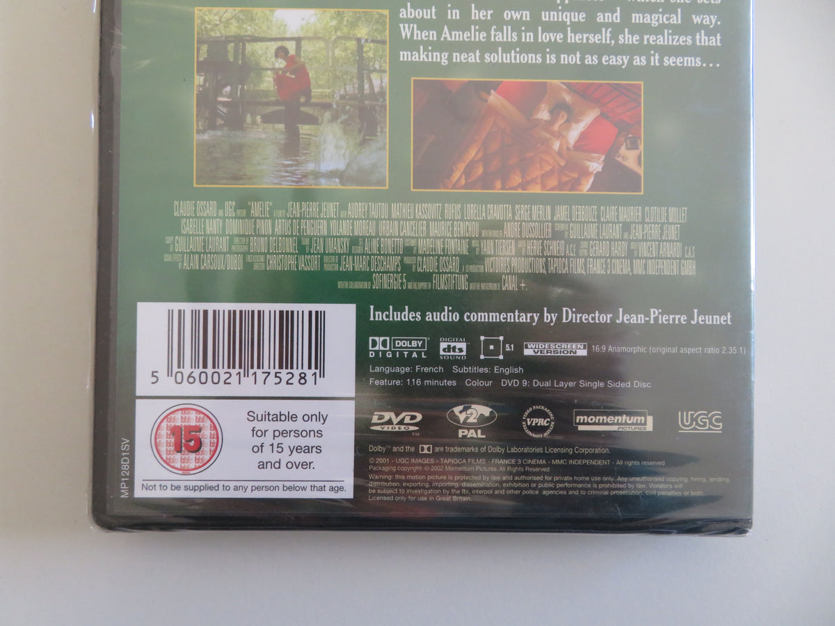 Amélie - C (DVD) Audrey Tautou Mathieu Kassovitz Rufus 2001 Region 2