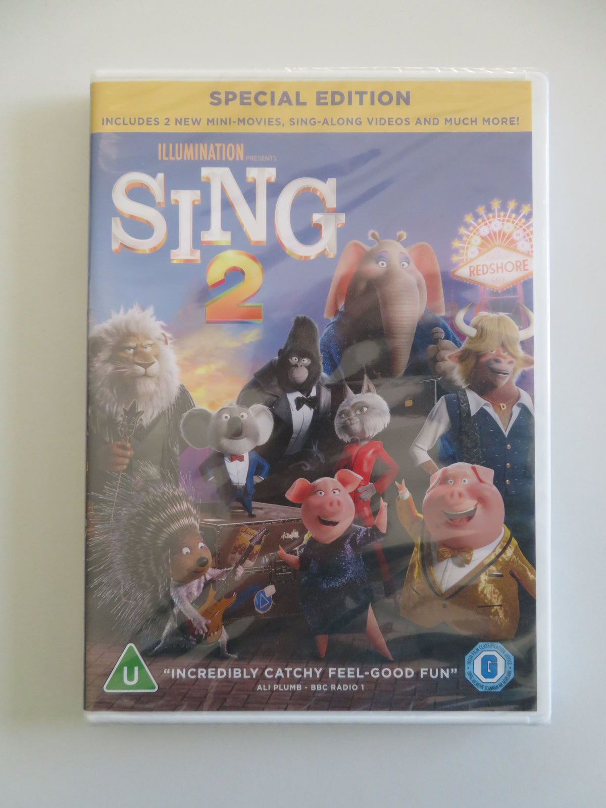 Sing 2 - Special Edition (DVD) Matthew McConaughey 2021 Region 2, 4, 5