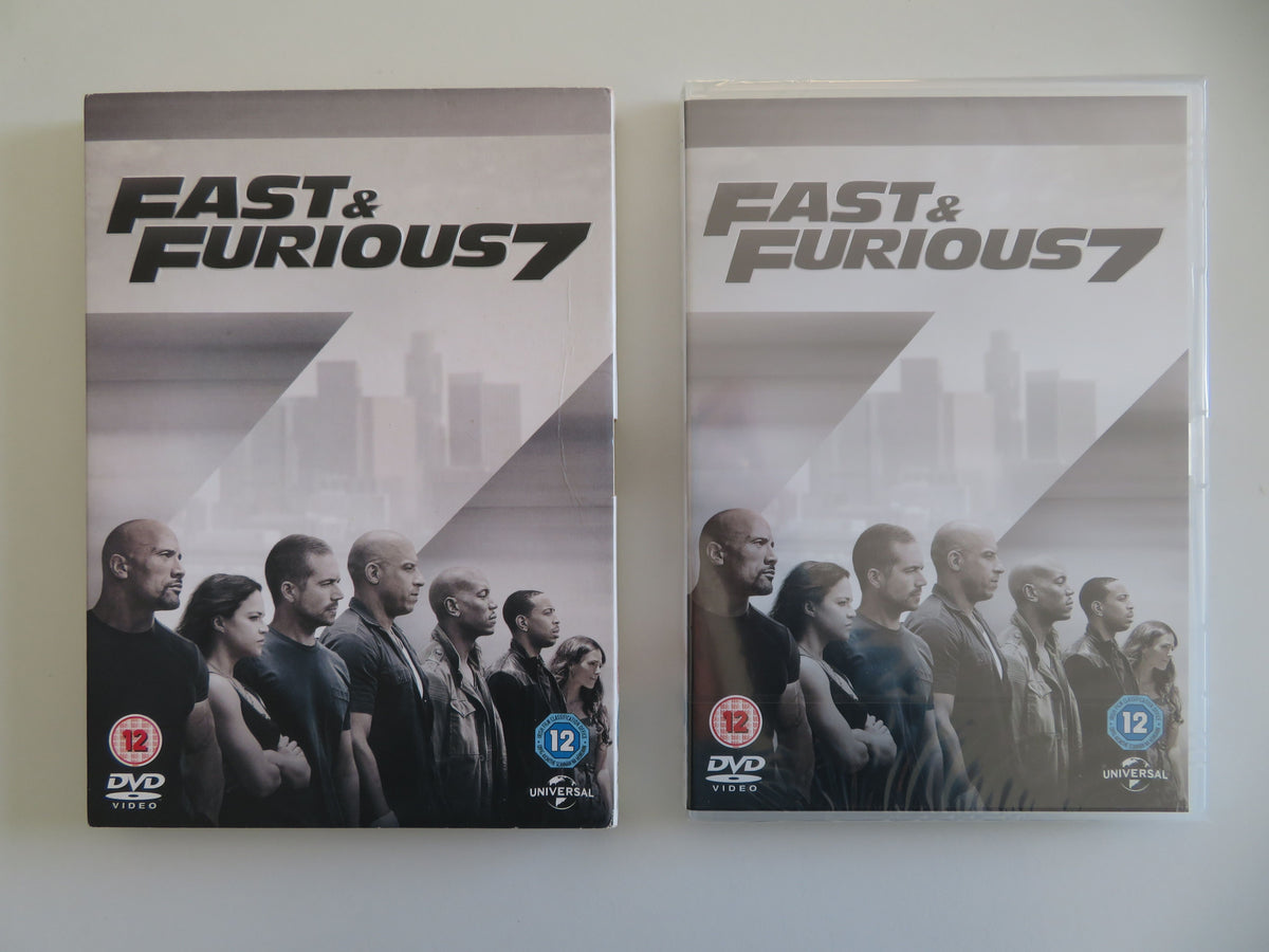 Fast & Furious 7 (DVD) Vin Diesel Paul Walker Dwayne Johnson 2015 Region 2,4,5
