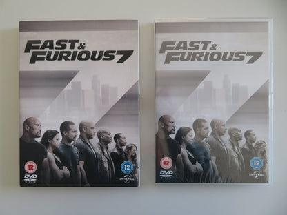 Fast & Furious 7 (DVD) Vin Diesel Paul Walker Dwayne Johnson 2015 Region 2,4,5