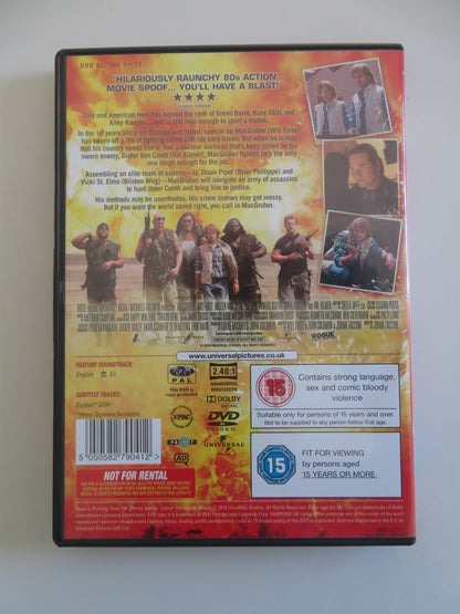 MacGruber (DVD) Will Forte Kristen Wiig Val Kilmer 2010 Region 2