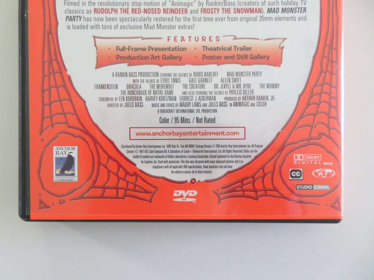 Mad Monster Party? (DVD) Boris Karloff Allen Swift 1967 Region 1
