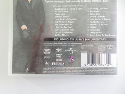 Donny Osmond: Live (DVD) Gary Barlow Kat Dyson 2003 Region 2, 4