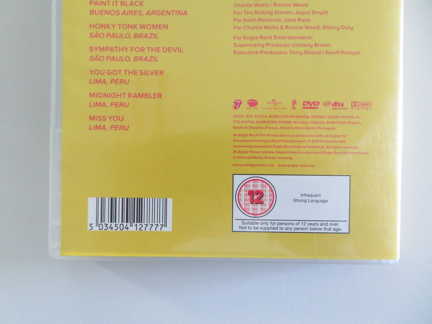 The Rolling Stones Olé, Olé, Olé!: A Trip Across Latin America (DVD) Region 0