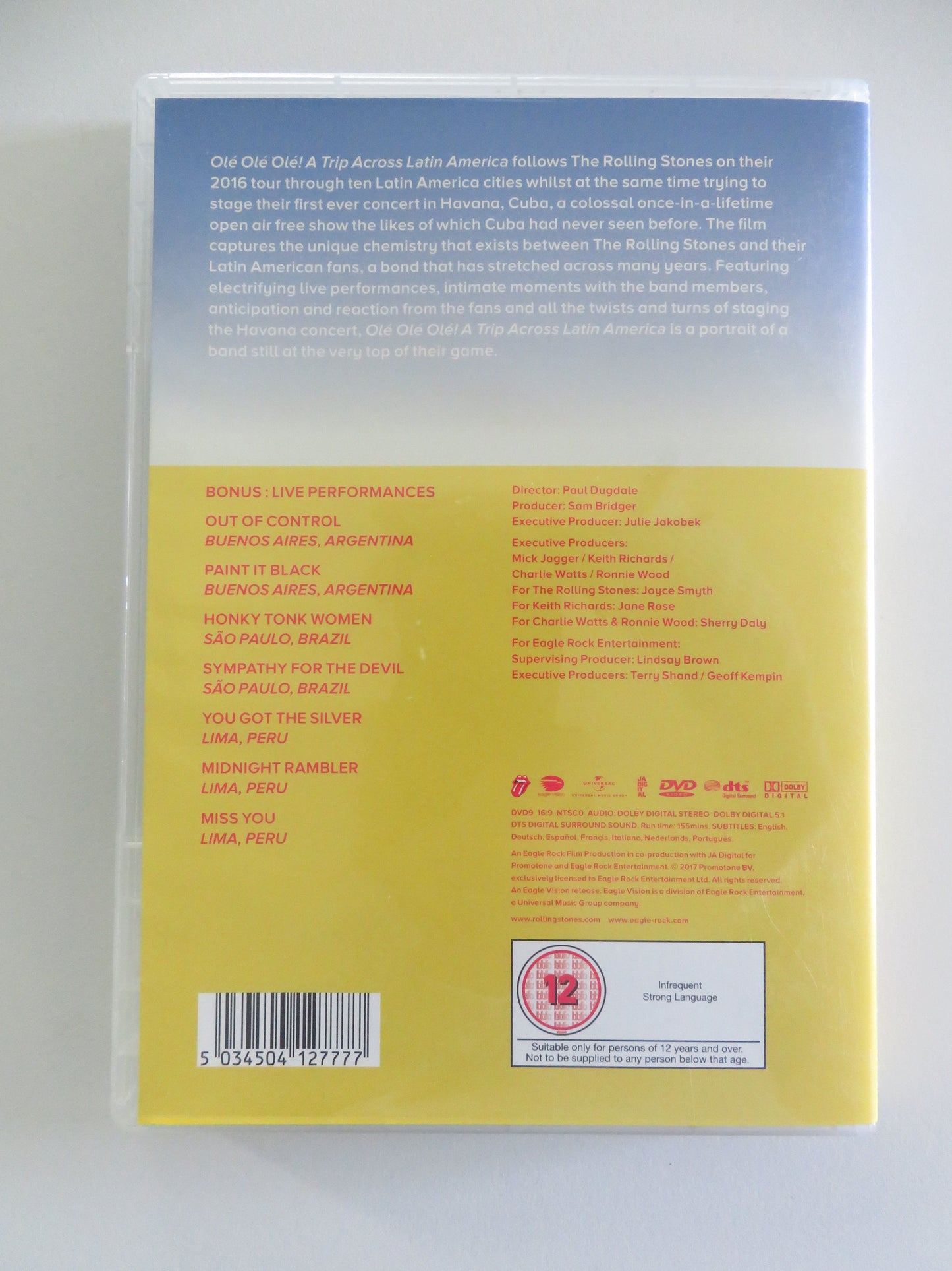 The Rolling Stones Olé, Olé, Olé!: A Trip Across Latin America (DVD) Region 0