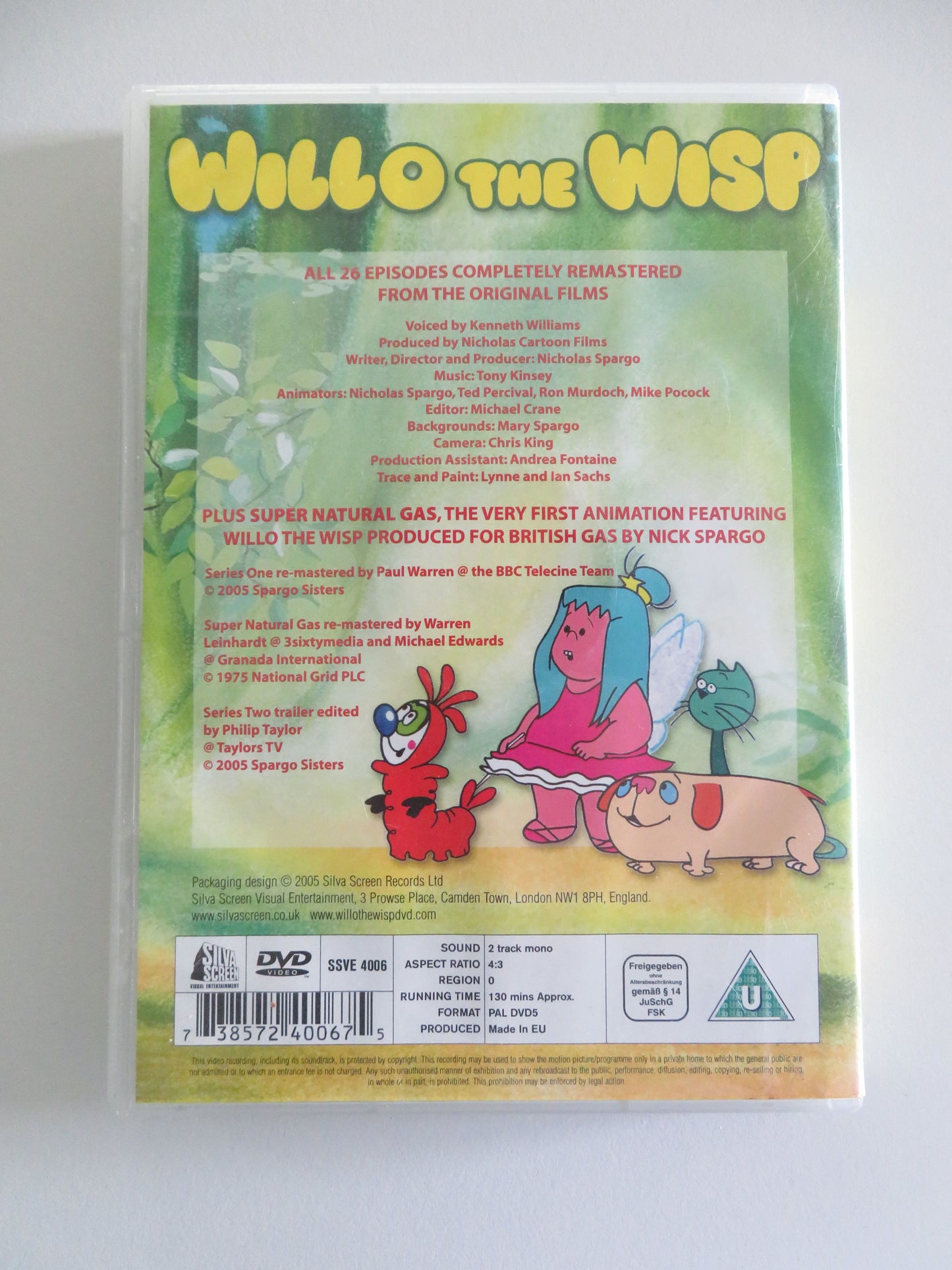 Willo the Wisp - All 26 Episodes (DVD) Kenneth Williams 1981 Region 0