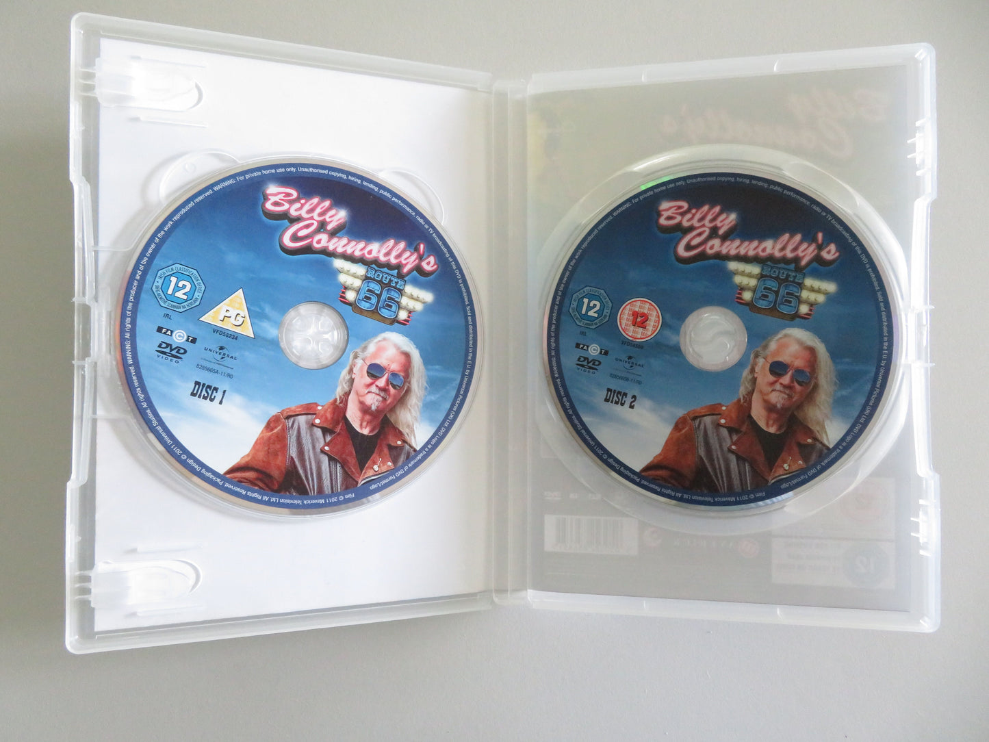 Billy Connolly's Route 66 (DVD) Billy Connolly 2011 Region 2, 4