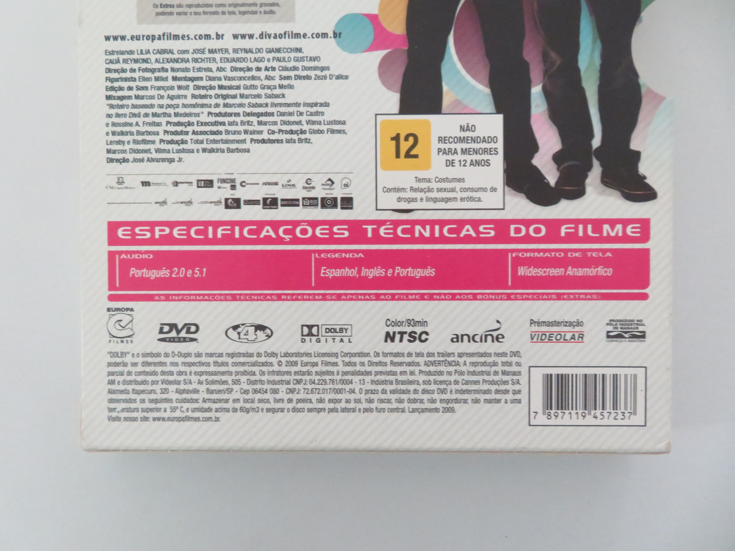 Diva / In Therapy (DVD) Lilia Cabral Jose Mayer R. Gianecchini 2009 Region 4