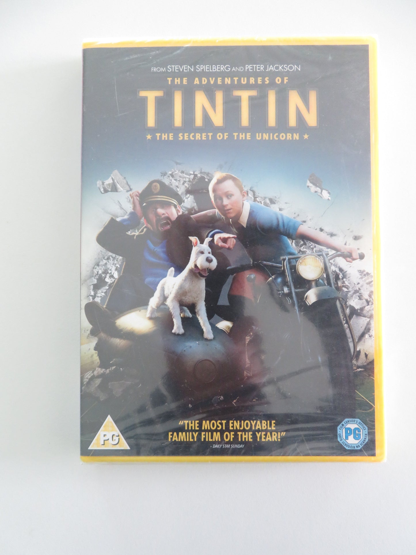 The Adventures of Tintin - B (DVD) Jamie Bell Andy Serkis 2011 Region 2
