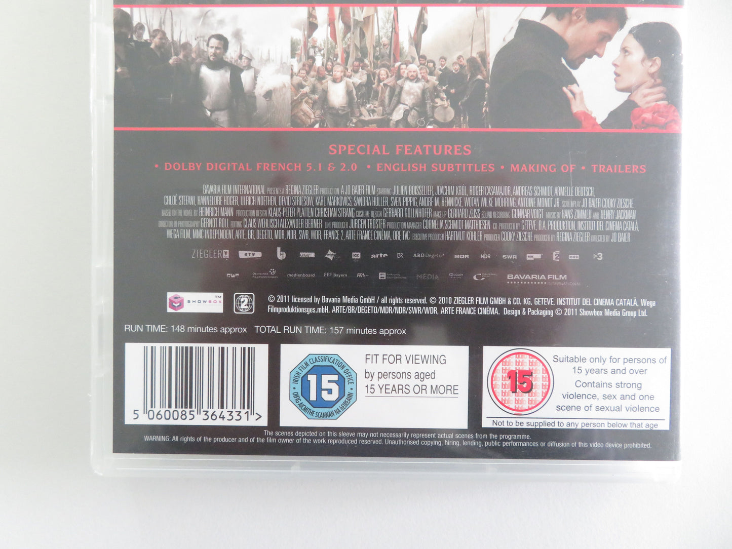 Henry of Navarre (DVD) Julien Boisselier Joachim Krol 2010 Region 2