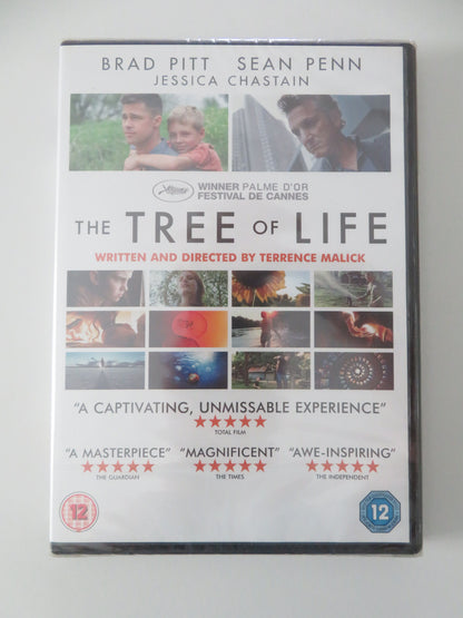 The Tree of Life (DVD) Brad Pitt Sean Penn Jessica Chastain 2011 Region 2