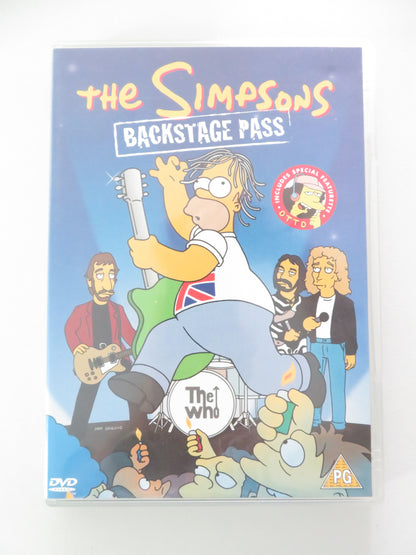 The Simpsons: Backstage Pass (DVD) Dan Castellaneta Julie Kavner 2002 Region 2