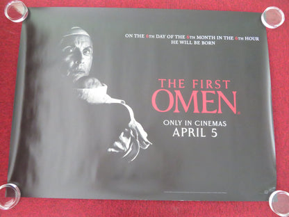 The First Omen - B UK Quad Rolled Poster Nell Tiger Free Ralph Ineson 2024
