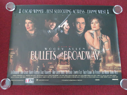 Bullets Over Broadway UK Quad Rolled Poster John Cusack Dianne Wiest 1994