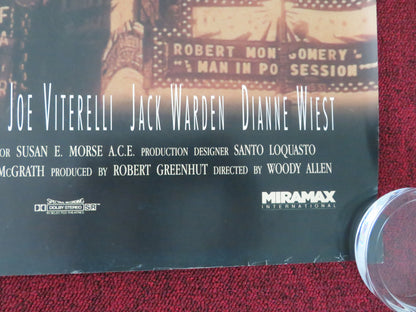 Bullets Over Broadway UK Quad Rolled Poster John Cusack Dianne Wiest 1994