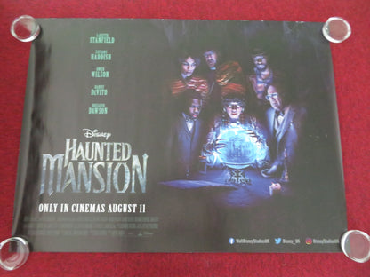 Haunted Mansion UK Quad Rolled Poster Disney Danny DeVito Owen Wilson 2023