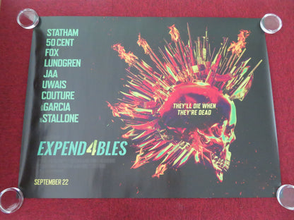 The Expendables 4 -B UK Quad Rolled Poster Sylvester Stallone Jason Statham 2023